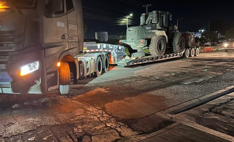Arriban 300 Elementos del Ejercito Para Reforzar Apoyo a la Población por la contingencia en Hidalgo
