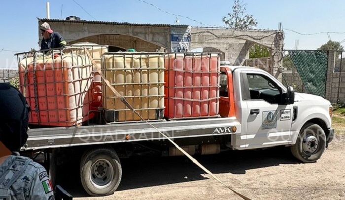 98 Millones de Litros de ‘Huachicol’ Asegurados en un Año, Reporto el Gabinete de Seguridad