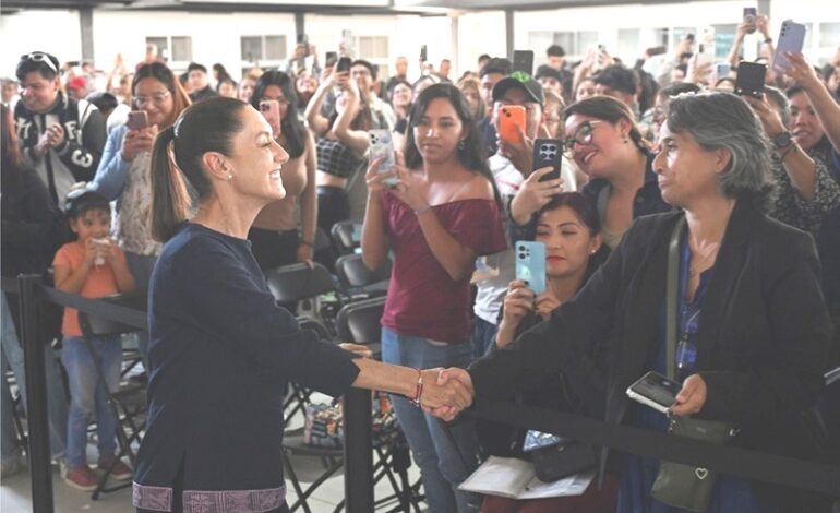 Claudia Sheinbaum Aseguró que   la meta de su gobierno es crear 350 mil nuevos espacios para educación superior