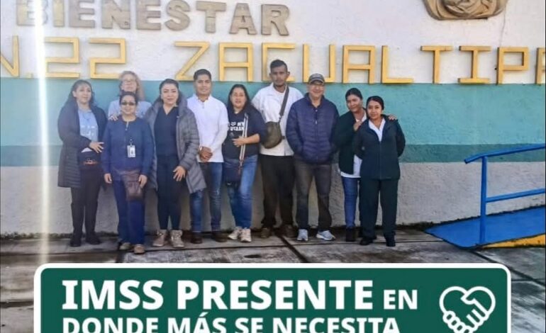 Despliega IMSS Hidalgo Brigadas Médicas en Municipios Afectados Por Lluvias