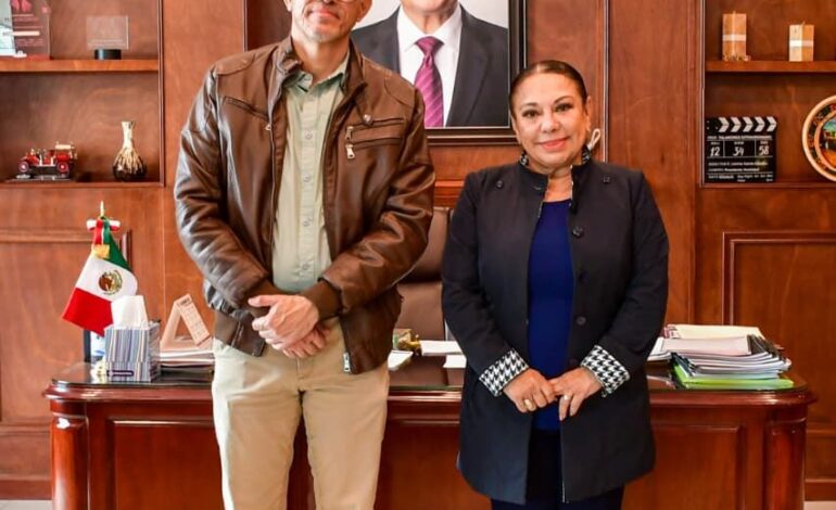 Mandataria Lorena García Cázares Sostuvo Reunión de Acercamiento Con Nuevo Titular del Centro Inah Hidalgo