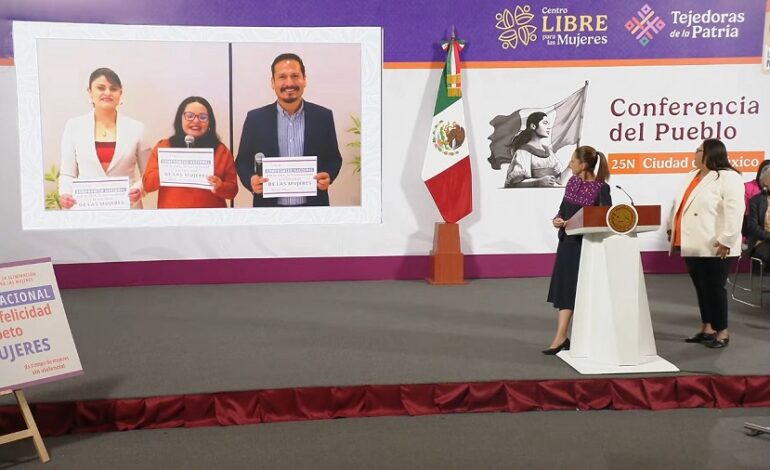 Hidalgo se suma a compromiso nacional a favor de las mujeres