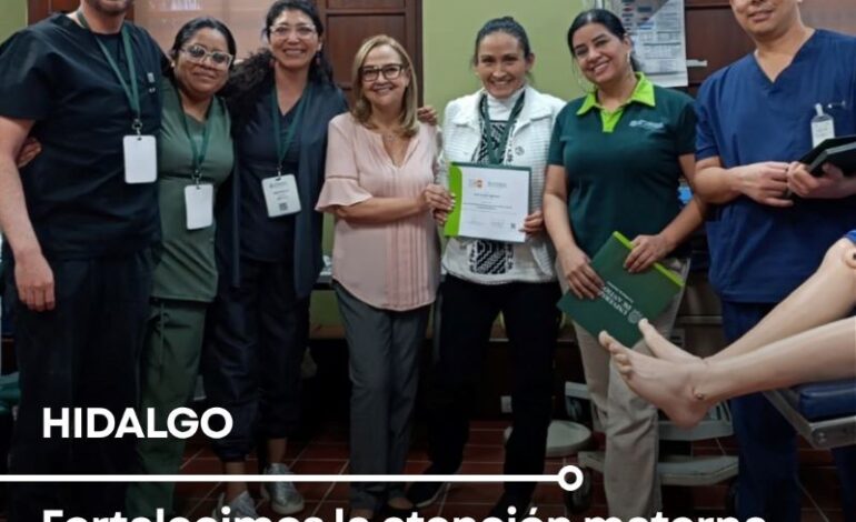 IMSS Bienestar Hidalgo fortalece la atención materna con capacitación internacional en Colombia