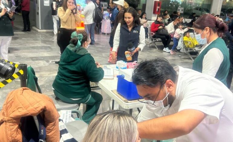 SSH Establece puntos de vacunación en lugares de mayor afluencia