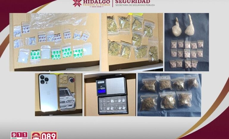 SEDENA, GUARDIA NACIONAL y SSPEH Desmantelaron Dos Puntos de Narcomenudeo en Apan Saldo:  Tres Detenidos y Más de 300 Dosis de Droga Aseguradas.