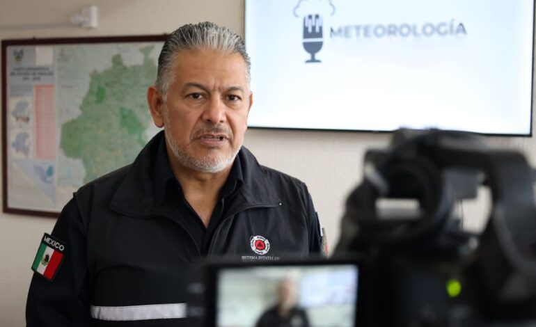 La Subsecretaría de Protección Civil y Gestión de Riesgos informa sobre el pronóstico de las condiciones hidrometeorológicas para los días 9 y 10 de noviembre: