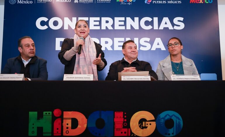 Todo listo para el Séptimo Tianguis Nacional de Pueblos Mágicos en Hidalgo