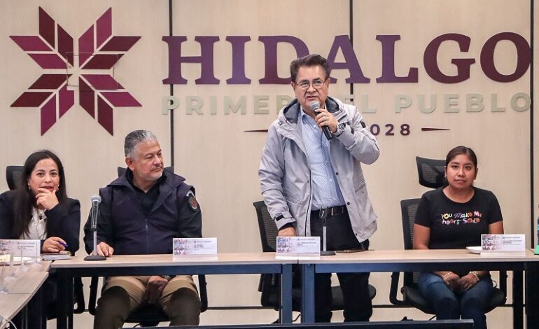 Gobierno de Hidalgo fortalece acompañamiento a familias de Chapula para garantizar su seguridad