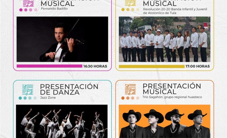 Caravana Cultural llegará a Actopan con una tarde de música y danza para toda la familia