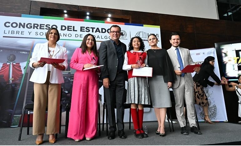 Congreso de Hidalgo Reconoce el Talento de la Niñez y la Juventud del Distrito VII