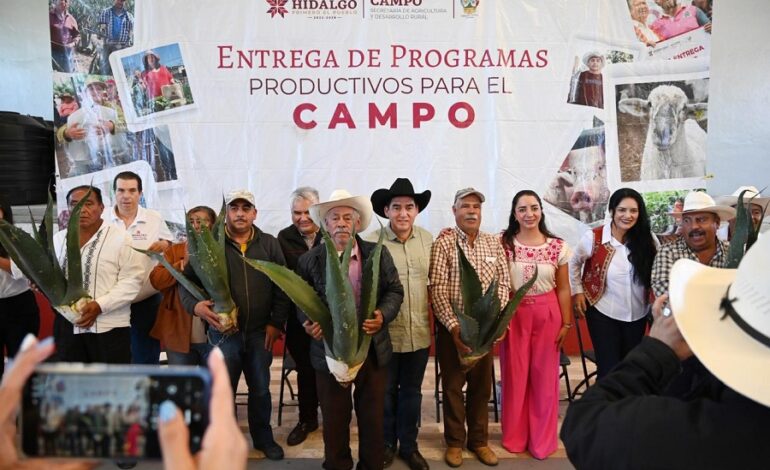 Gobierno de Hidalgo concentra apoyos al campo por más de 7.1 millones de pesos para fortalecer la producción agropecuaria