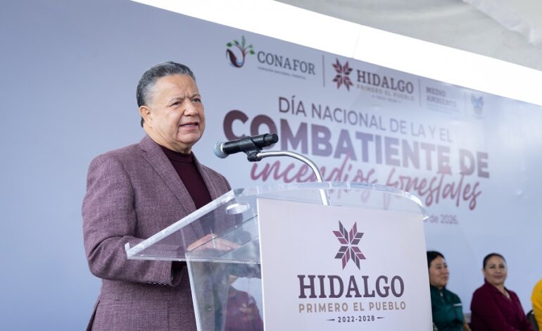 Julio Menchaca Enaltece Labor de Combatientes de Incendios Forestales