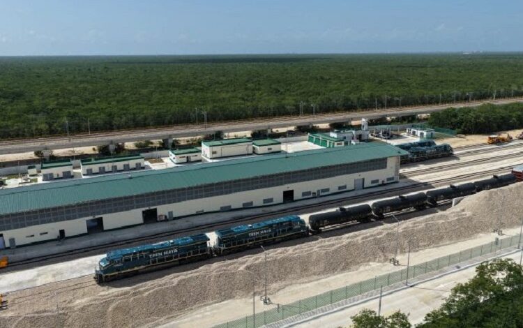 Presidenta Claudia Sheinbaum Anuncia Llegada de Las Primeras 12 Locomotoras del Tren Maya de Carga; Se Inaugura en 2027