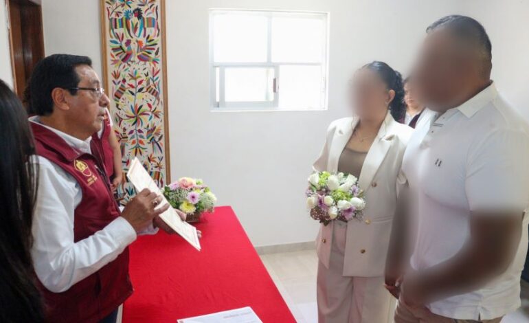 SSPH Fortalece La Reinserción Social Con Registro de Nacimiento y Matrimonio en Cereso de Pachuca